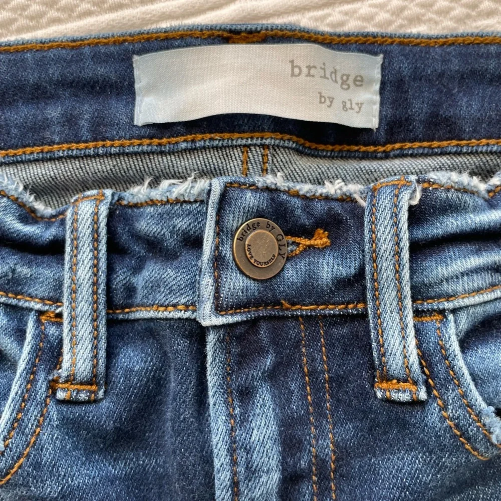 Buckle Hudson Mid-Rise Ankle Skinny Denim Jeans 24 Dark Wash BRIDGE BY GLY - Picture 8 of 15